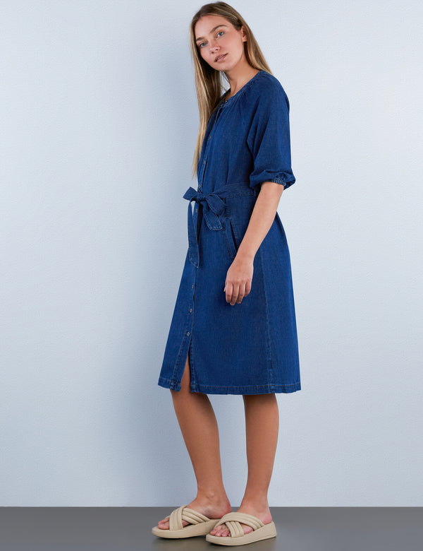 Sidney Denim Maxi Dress