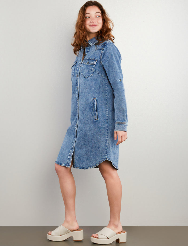 Choice Denim Shirtdress