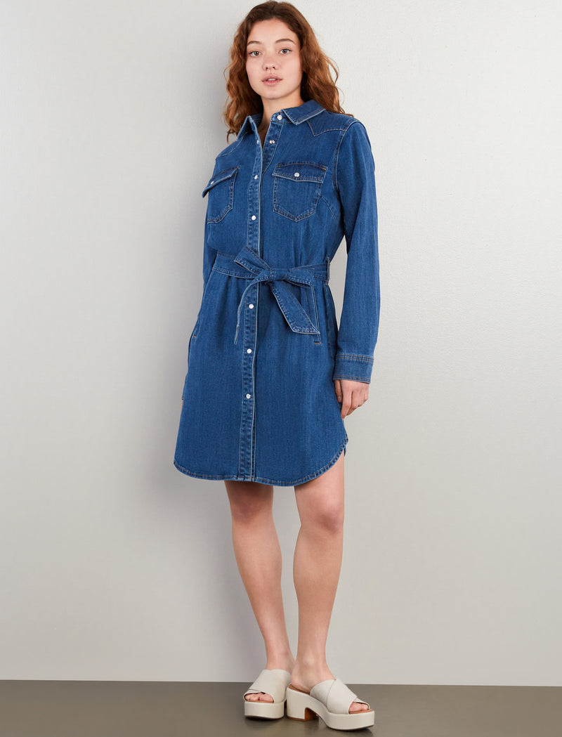 Marie Denim Shirtdress
