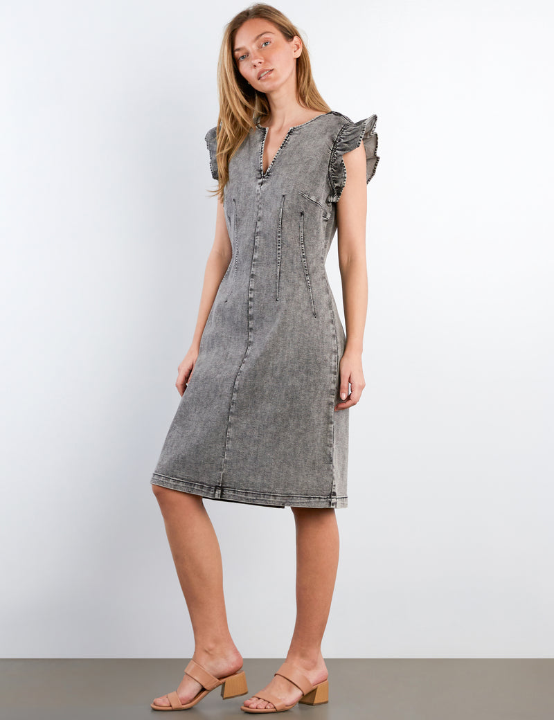 Kitten Denim Midi Dress
