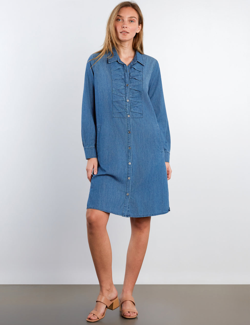 Women's Kiss the Day Shirtdress – Wash Lab – washlabshop