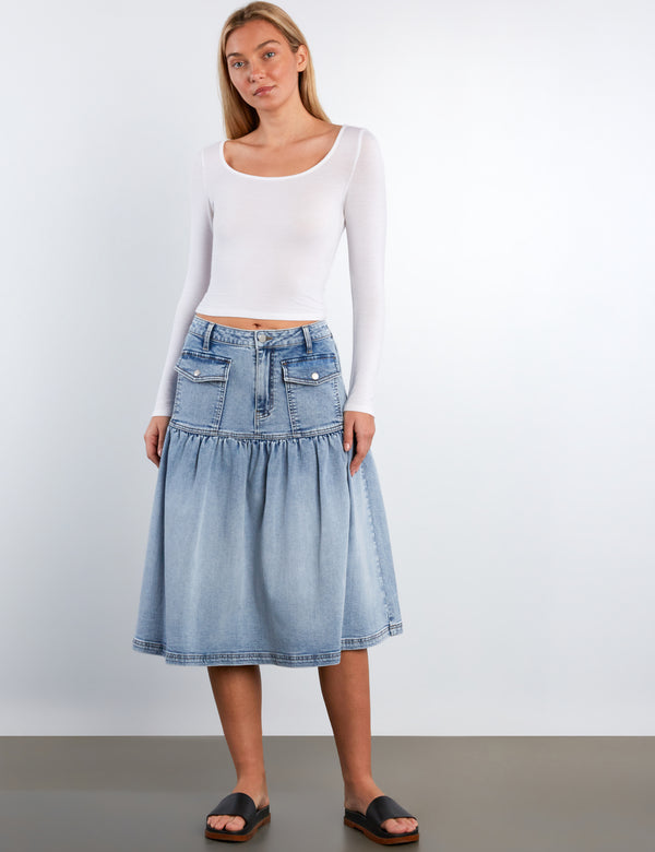 Petal Flounce Skirt – washlabshop