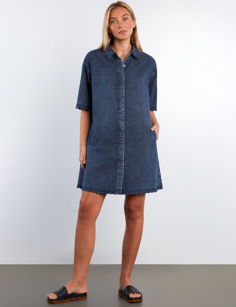 Wash Lab Denim Wanderbloom Dress