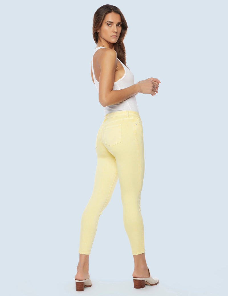 Rose Low Rise Skinny Sunshine Side View